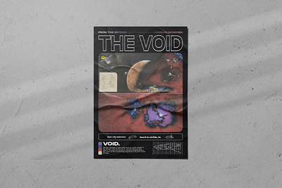 The Void Poster design poster typography