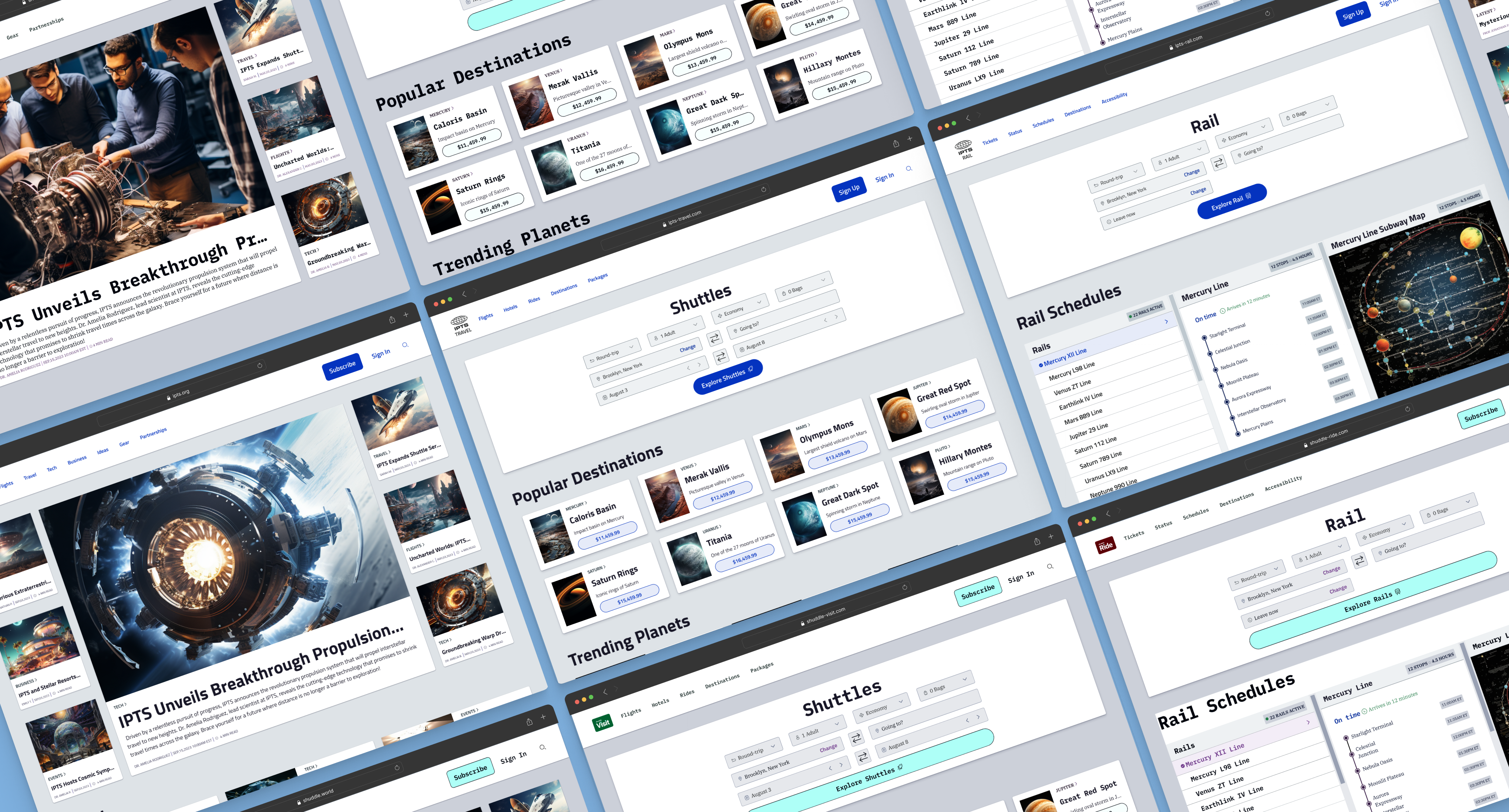 Viator design system for a space tourism concept branding design design system dribbble figma graphic design ui ux