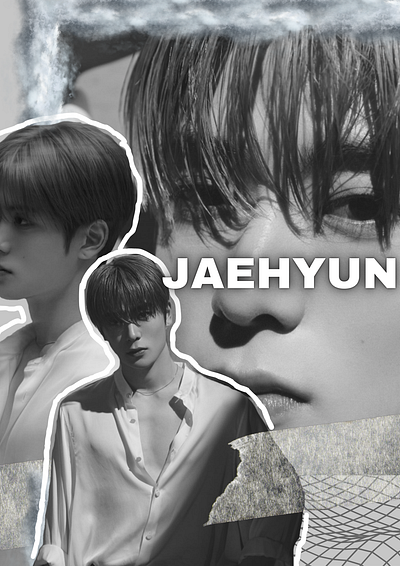 A poster of Jaehyun from NCT made by me (@wwonyy._) 3d design graphic design