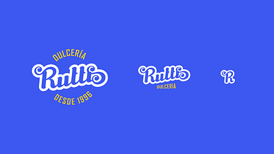 Ruttis Candyshop brand design branding candy graphic design logo pattern ui