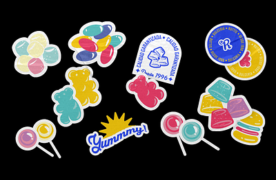 Ruttis Candy Stickers branding candy stickers sweets trust signals