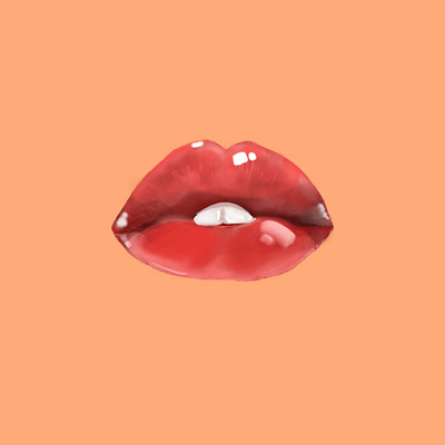 Hot digitalartist hot hot lips illustration lips procreate