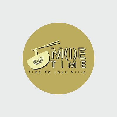 MIE TIME graphic design logo vector