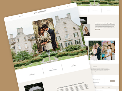 Wedding Photography Portfolio Website design portfolio portfolio website ui ui design web design wedding photographer wedding portfolio wordpress wordpress designer wordpress developer wordpress website