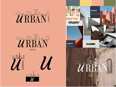 Urban Vision - Brand Identity agency architecture branding graphic design logo