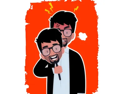 self control illustration design angry animation branding character comic design graphic design happy illustration logo man mobile motion graphics ui ux vector