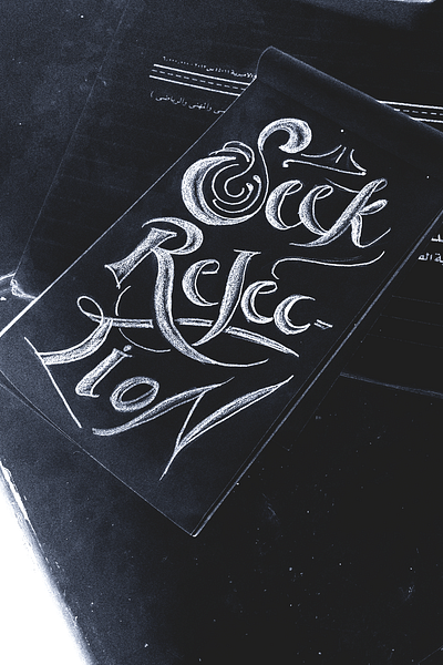 Seek Rejec-tion branding creative lettering custom typography design inspiration detailed english lettering graphic design hand lettering lettering ideas lettering inspiration lettering styles quotes sketch sketches traditional lettering typographic design typography vintage vintage lettering work in progress