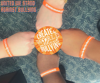 Anti-Bullying Graphic antibullying branding custom customizable design graphic design logo promote school smallbusiness
