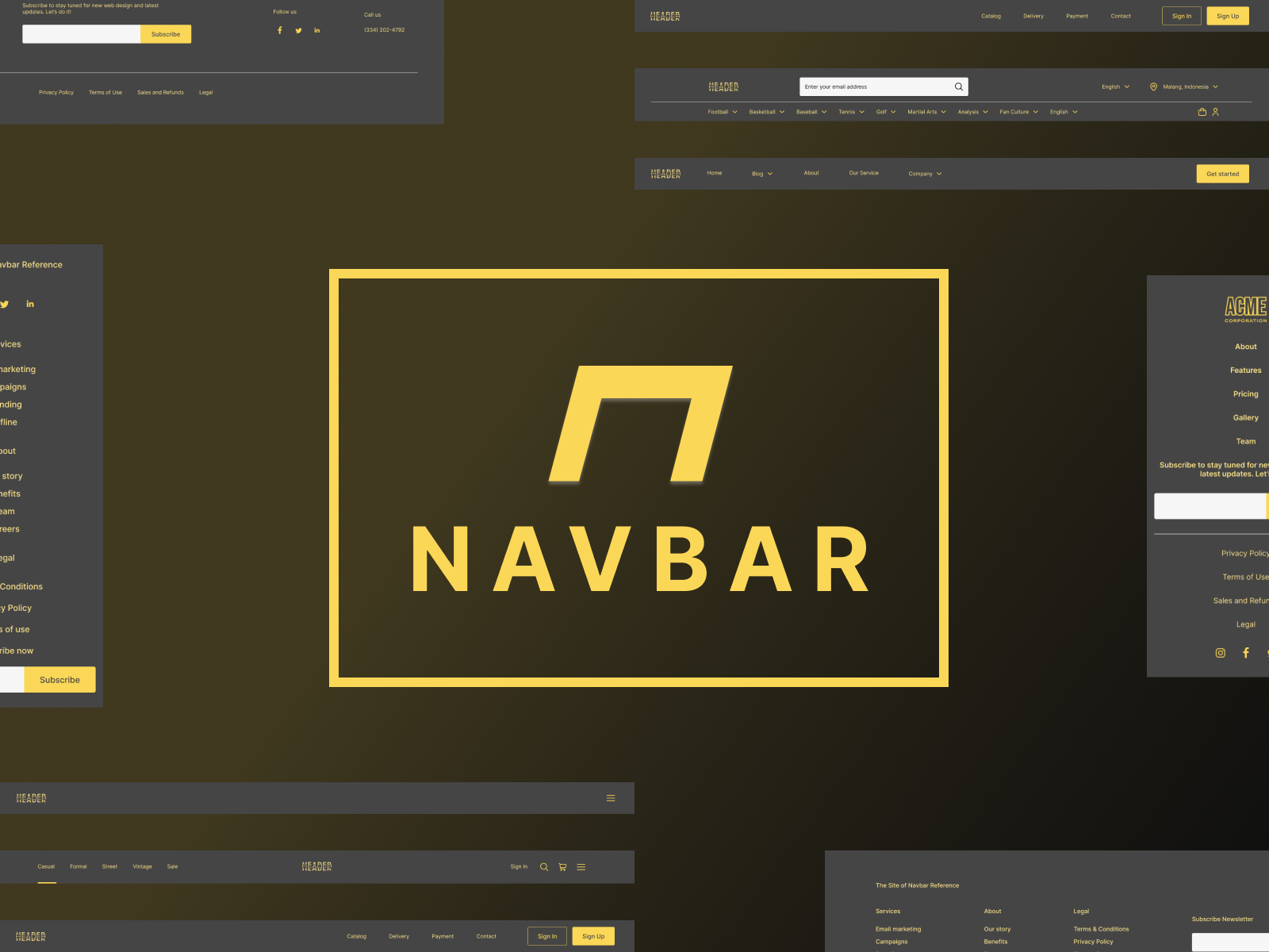 Browse Thousands Of Two Rows Navbar Images For Design Inspiration ...