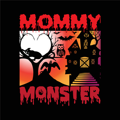 Mommy monster 10 halloween tshirt 2023