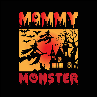 Mommy monster 12 halloween tshirt 2023