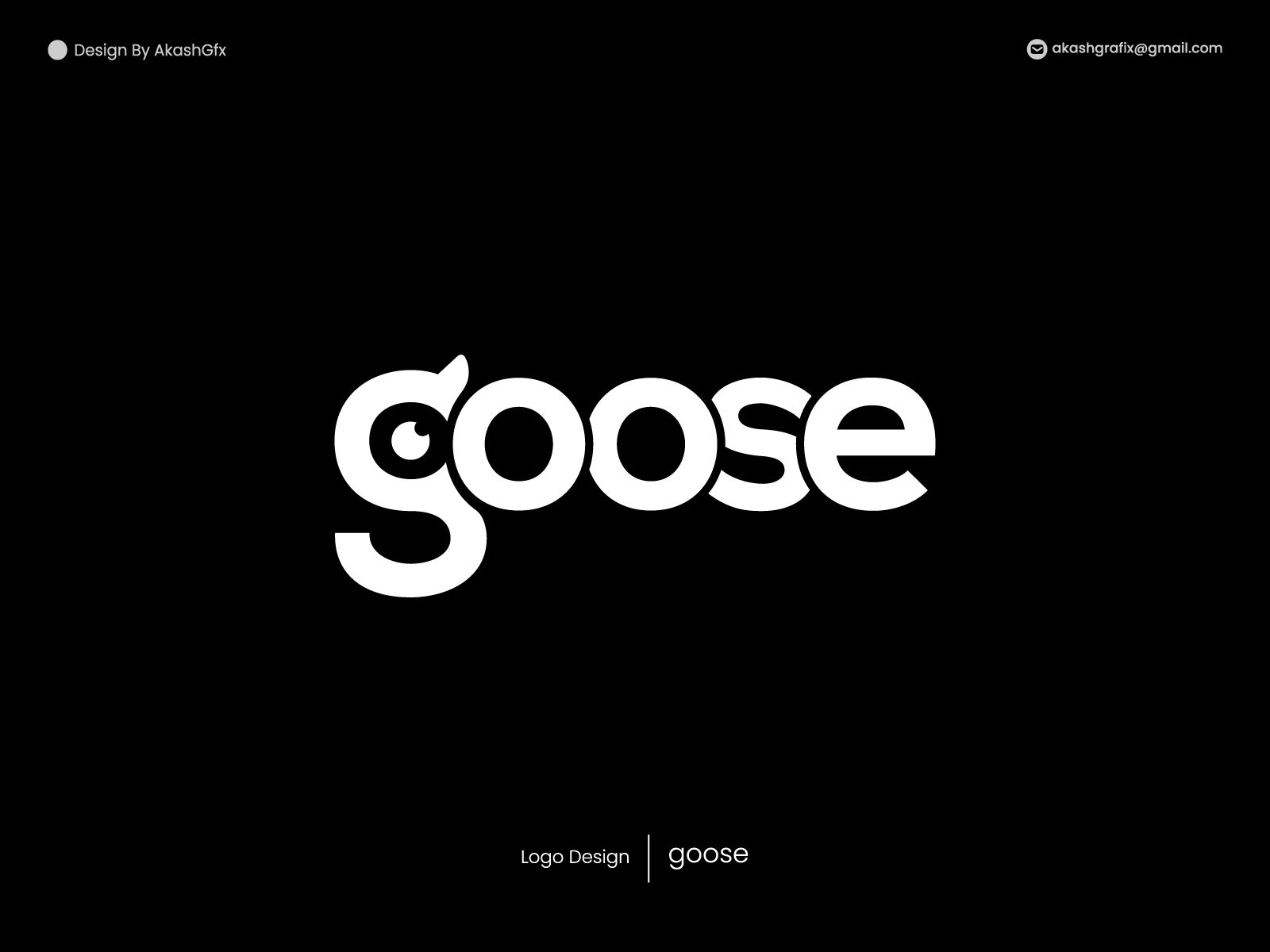 Goose Logo, Logo Design by Akash Hawlader on Dribbble