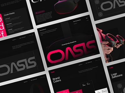 Oasis - Virtual Reality Headset ai based video editing automatic editing brand identity branding enhance visuals identity logo oculus reality seamless editing sound quality ui ux video enhancement video resolution video trimming virtual reality virtualreality visual identity vr