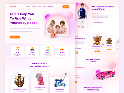 Online Baby Shop Website Design all baby items baby needs baby shop baby shop website design baby store create a website creative web design healthy buy baby kids dailies kids items kids store website kids zone online baby shop online buy online shop online shop website ui design ux design website design website for kids