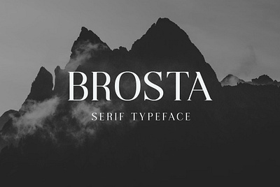 Brosta Serif Fonts cosmetic