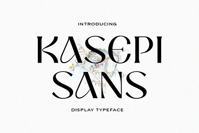 Kasepi Sans Display Font branding design font graphic design logo typography