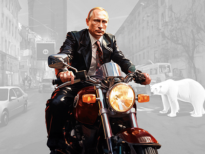 Vladimir Putin in gta4 style artwork ai artwork design grand theft auto artwork gta gta 4 illustration midjourney
