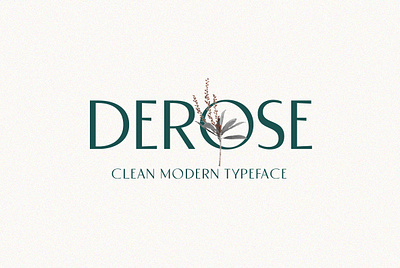 Derose Clean Modern Font branding design font graphic design logo typography