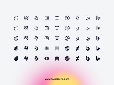 Hugeicons Pro | The world's largest icon library for Figma best icon pack for figma brand icon clean dribbble dropbox icon envato icon icon set in 2023 minimal