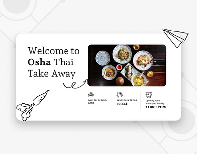 Thai restaurant website figma restaurent ui we