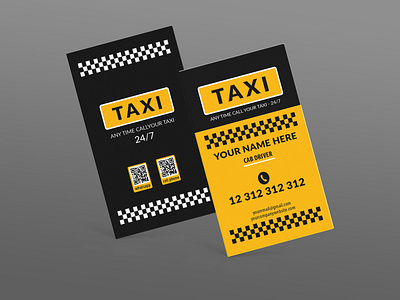Texi Company Business Card Design 2 business card taxi company business card texi business card