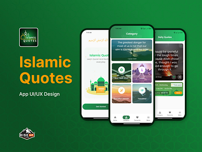 Islamic Quotes islamic app design