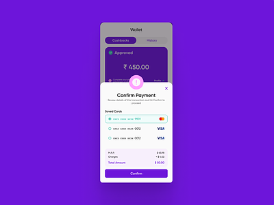 Daily UI - 022 confirmation dailyui mobile app mobile ui payment confirmation payment summary