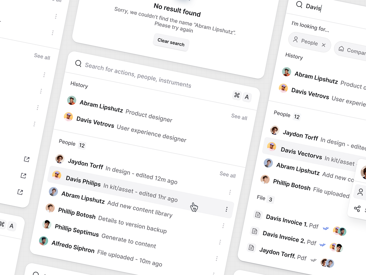 Sidebar Navigation by Orix Creative on Dribbble