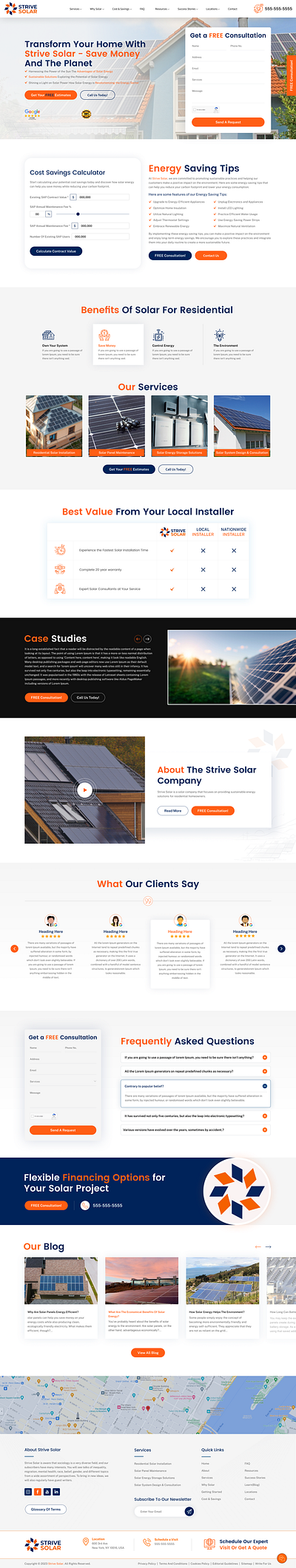 *Strive*Solar*Society* branding design graphic design logo typography ui ux