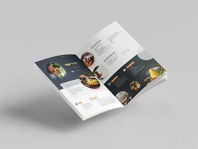 Naqia Kitchen - Company Profile Brochure book branding brochure catering company company company branding company profile design figma fnb food and beverages graphic design indonesia layout logo micro business paper printed media surabaya typography