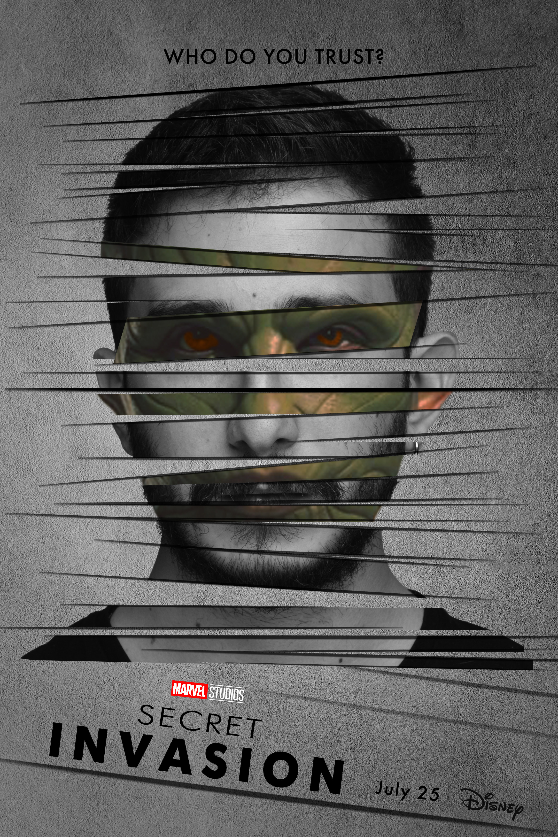 MARVEL STUDIOS' Secret Invasion, Poster Effect Design In Photoshop