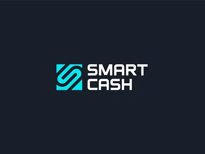 Smart Cash logo abstract branding design graphic design illustrator letter mark logo logo branding logo design minimal logo