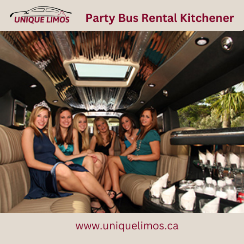Party Bus Rental Kitchener by Unique Limos on Dribbble