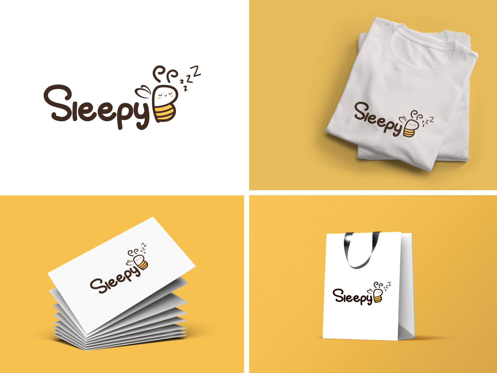 Sleepy B Logo Design By Akash Hawlader On Dribbble