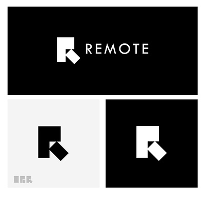 Remote logo branding design graphic design logo remote logo symbol