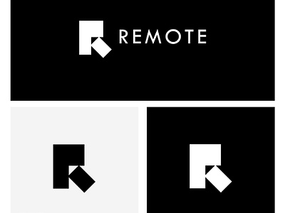 Remote logo branding design graphic design logo remote logo symbol