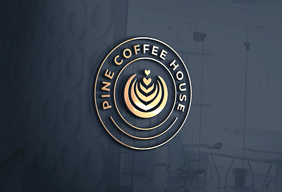 Pine Coffee house logo branding coffee coffee house coffee logo graphic design logo logo branding logo design minimal logo unique logo