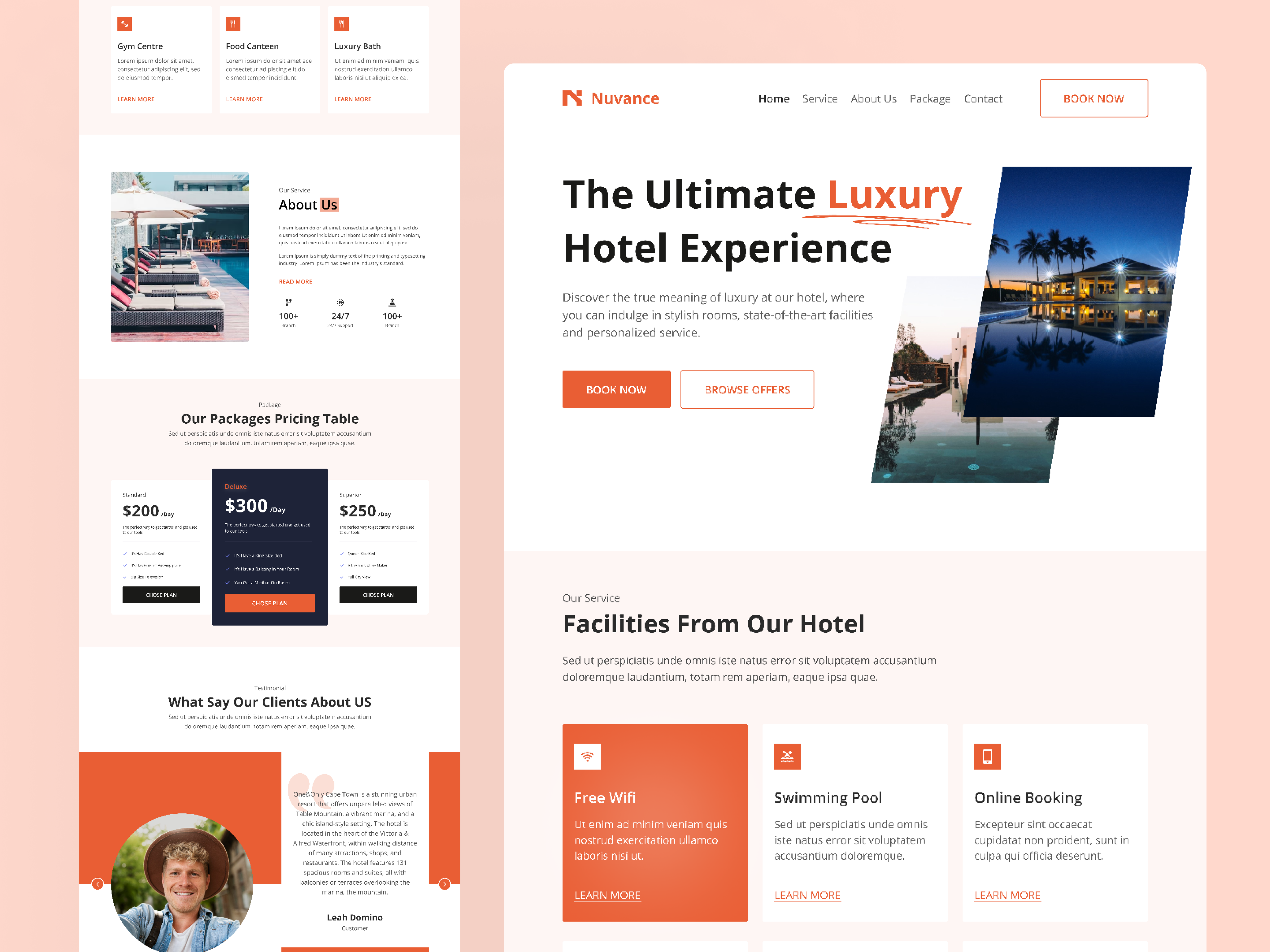 Luxury Hotel Website Designs, Themes, Templates And Downloadable ...