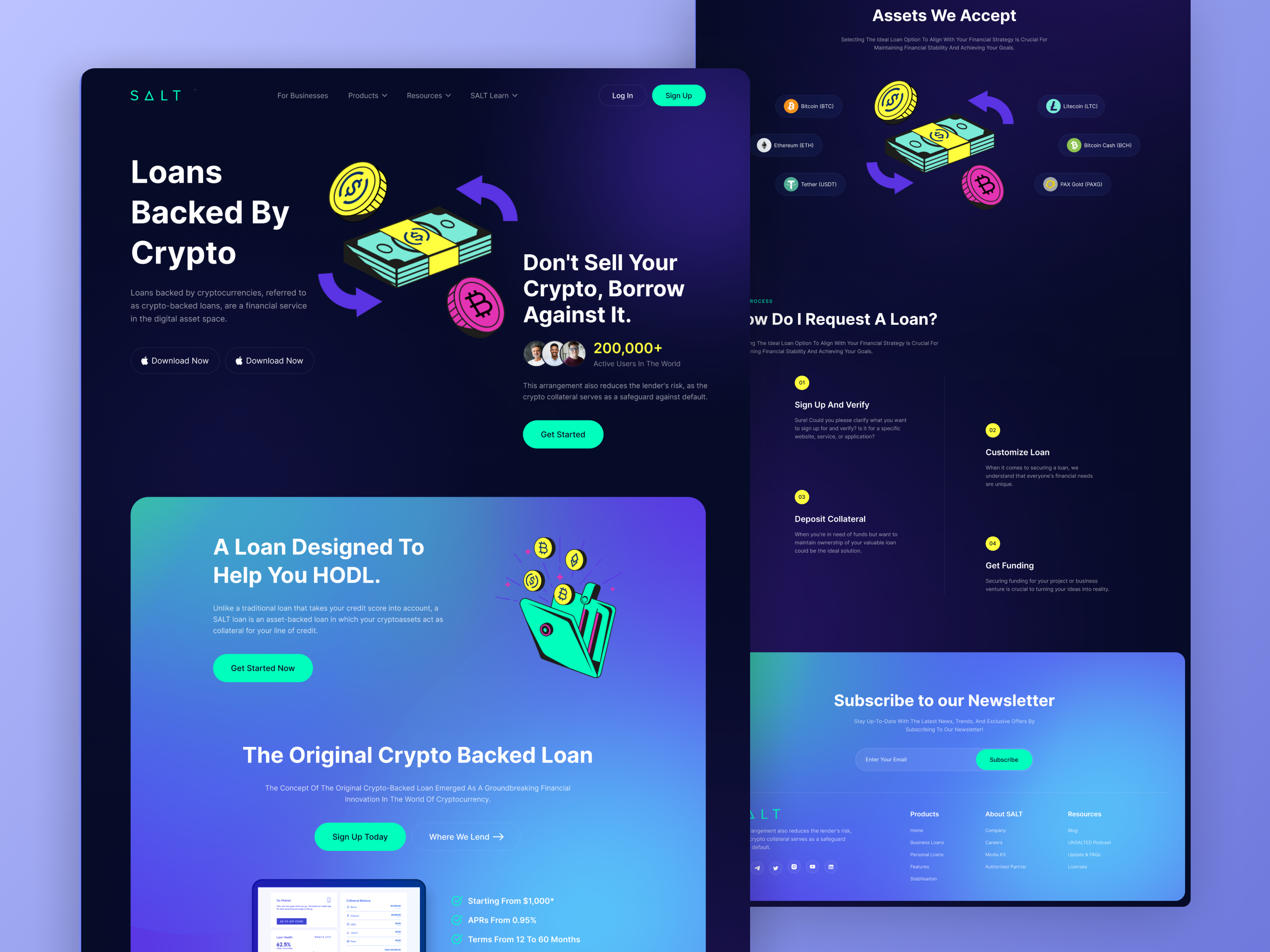 Crypto Landing Page By Abul Kalam Azad On Dribbble