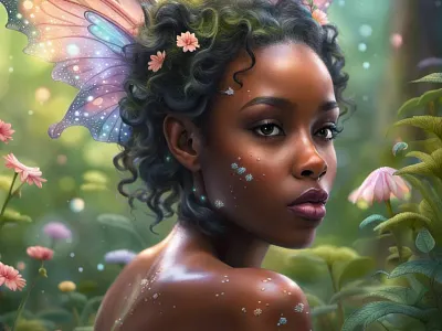 Fairy in a Garden ai digital art