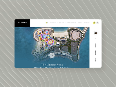 Parallax website design & interaction creative design interaction modern parallax qatar ui uiux