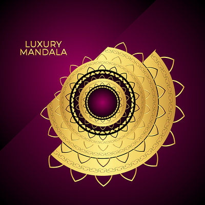 Luxury Mandala branding design floral graphic design illustration modern vector