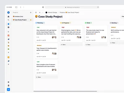 TeamWave - Saas Project Management Webapp [Project page] asana dashboard interface design loom management platform project project management saas slack task task management tldv tool trello ui uiux ux webapp website
