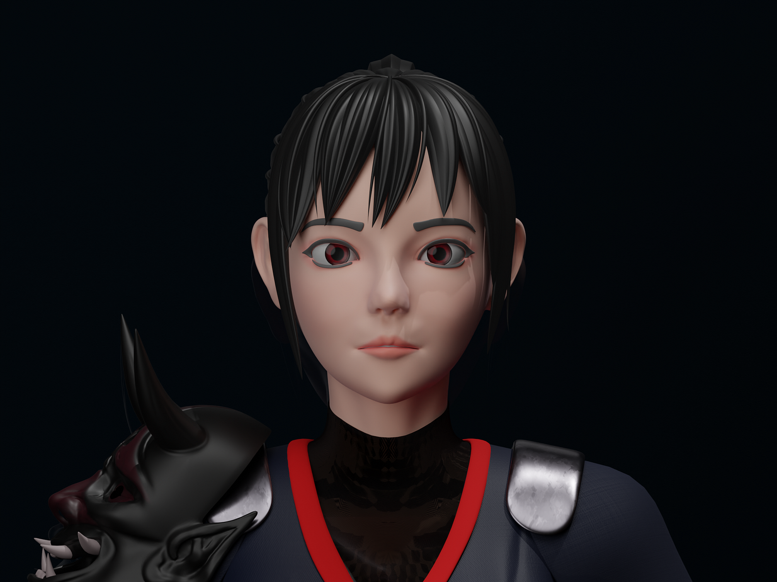 3D Character - Kunoichi Girl by Krisna Nugroho on Dribbble