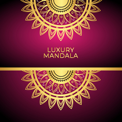 Luxury Mandala branding design floral graphic design illustration modern vector