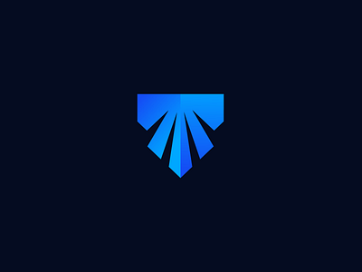 T monogram letter logo logotype minimalism monogram rays t t monogram