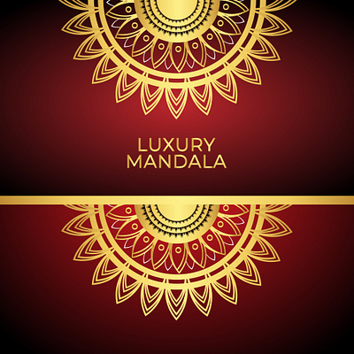 Luxury Mandala branding design floral graphic design illustration modern vector