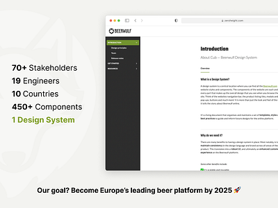 Beerwulf Design System design system ecommerce experimentation interaction design ux