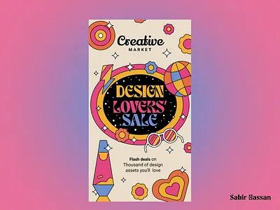 Font Sale Ad Poster advertisement branding creative marketplace design graphic design illustration logo poster