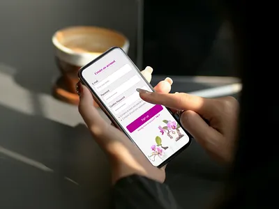Orchid app design figma ui ui design web design website